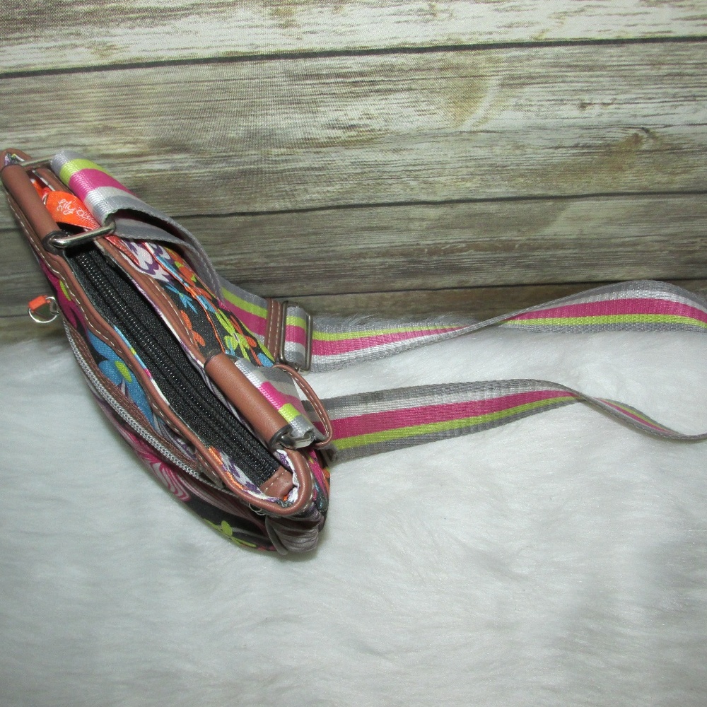 Lily Bloom Multi-Color Floral Print Crossbody - image 7